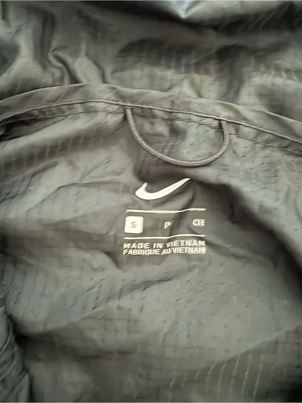 Nike Black Hooded Windbreaker Jacket